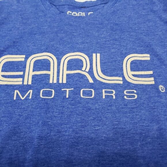 Earle Motors Shirt Size Large Mens Motorcycle Used - Picture 3 of 6